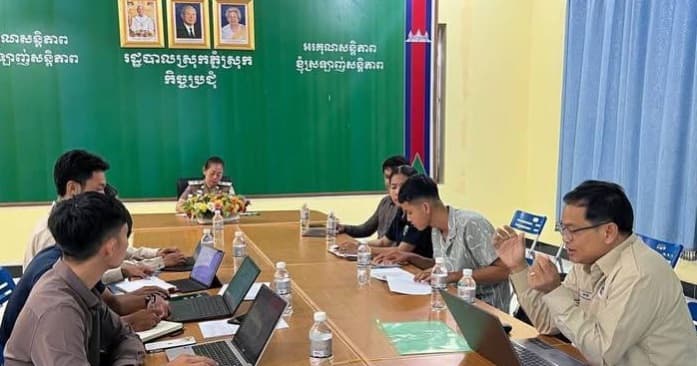 កិច្ចប្រជុំពិភាក្សាវឌ្ឍនភាព និងទិសដៅអនុវត្តគម្រោង Empower នៅស្រុកភ្នំស្រុក