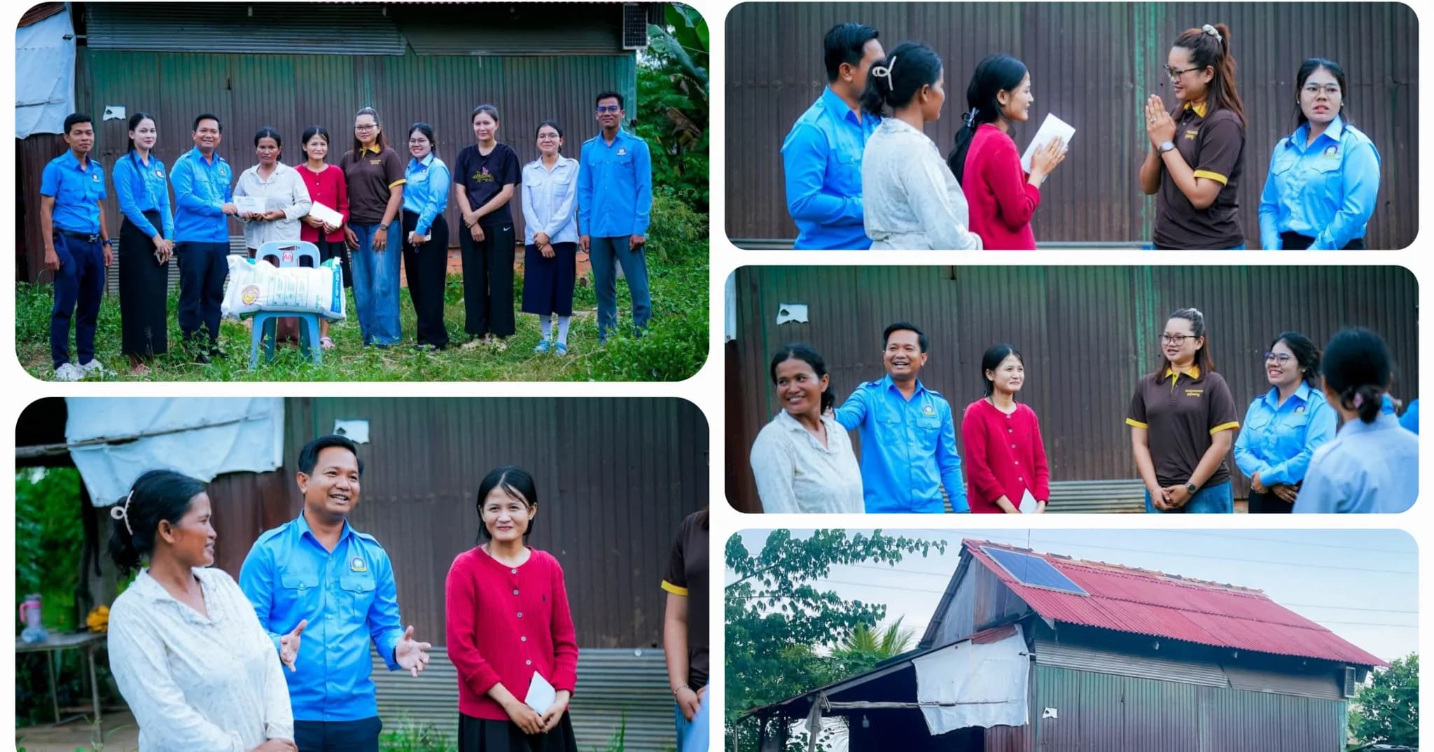 អាជ្ញាធរស្រុកទឹកឈូ និងក្រុមយុវជននាំយកអំណោយឧបត្ថម្ភជូនយុវសិស្ស ស.ស.យ.ក មានជីវភាពខ្វះខាត