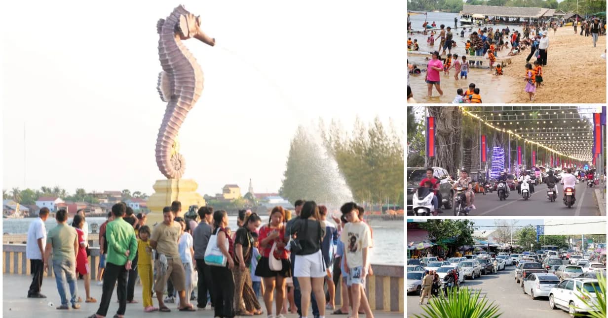 កំពតទាក់ទាញភ្ញៀវជាង១៧ម៉ឺននាក់ក្នុងខែសីហាខណៈតំបន់ទេសចរណ៍និងសេវាស្នាក់នៅកាន់តែសម្បូរបែប