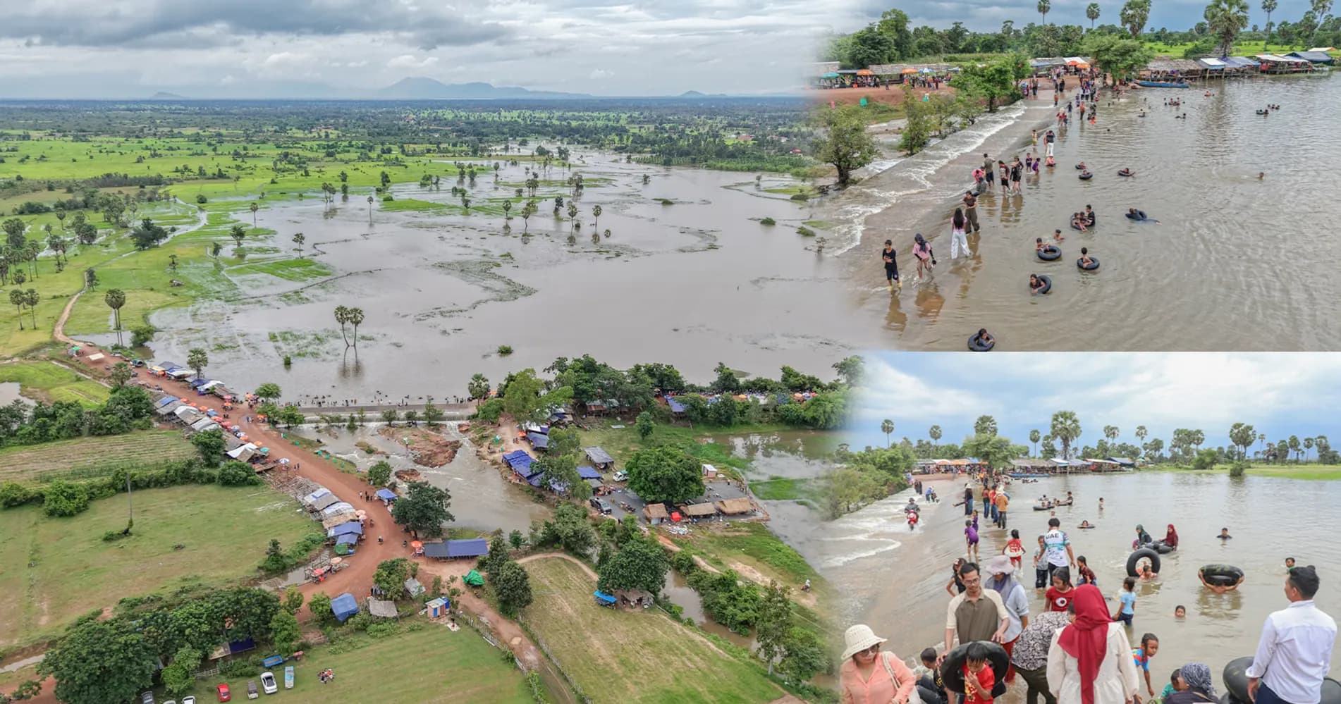 ប្រព័ន្ធធារាសាស្ត្រកប់សេះ ជាកន្លែងកម្សាន្តនិងលេងទឹកដ៏ពេញនិយម ក្នុងរដូវដាក់បិណ្ឌ