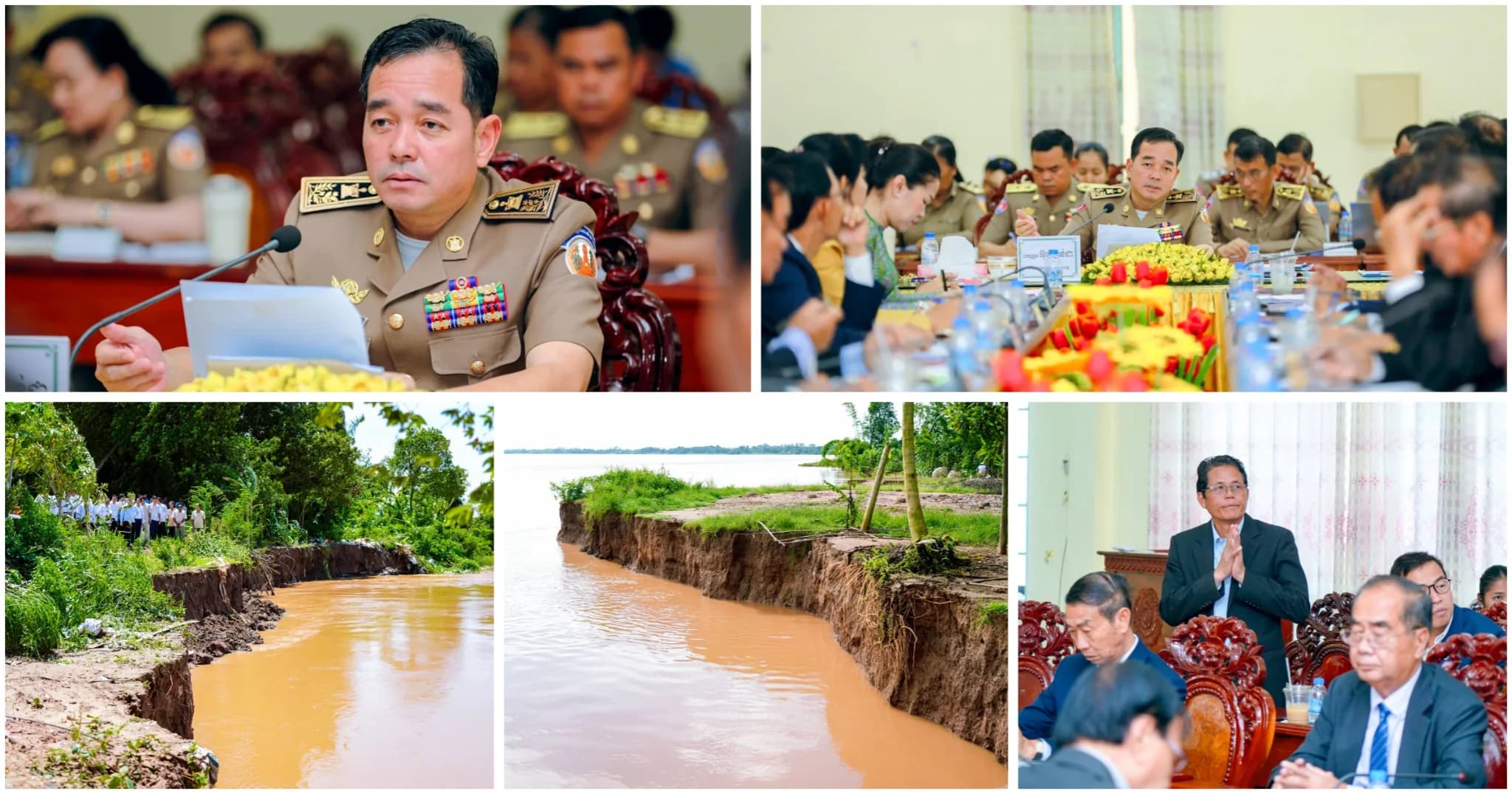 អាជ្ញាធរខេត្តកំពង់ចាម ត្រៀមជួសជួលទប់ច្រាំងទន្លេប្រវែង ១.៥០០ ម៉ែត្រ ក្នុងស្រុកចំនួន ៣ ដើម្បីការពារការបាក់ស្រុត