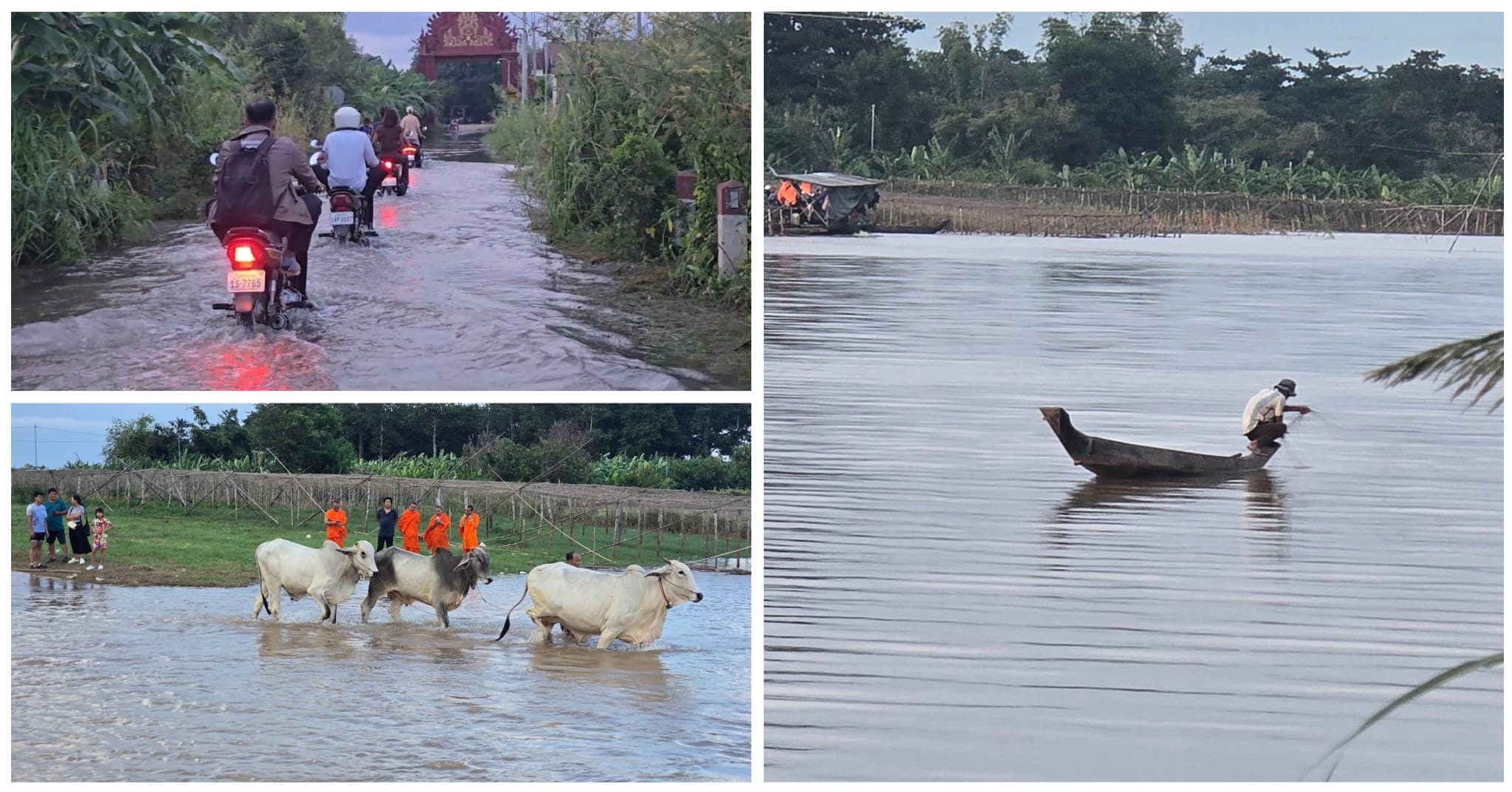 ពលរដ្ឋរំពឹងថាទឹកទន្លេមេគង្គខេត្តកំពង់ចាមនឹងស្រកចុះដល់កម្រិតមួយអាចធ្វើដំណើរបានស្រួលនៅថ្ងៃដាក់បិណ្ឌទី១ខាងមុខនេះ ខណៈបច្ចុប្បន្នទឹកទន្លេបានឡើងជាលើកទី២